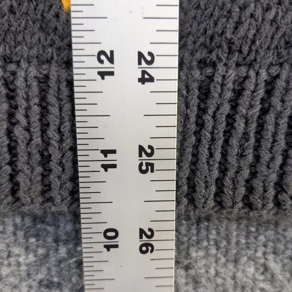 Jennifer Reed Women's Pullover Knit Sweater Gray M 3D Knit Accents Floral - Picture 9 of 11